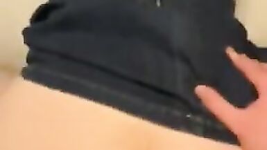 British Milf being Fucked Doggysyle Whilst Still Wearing a Denim Dress - 2 image