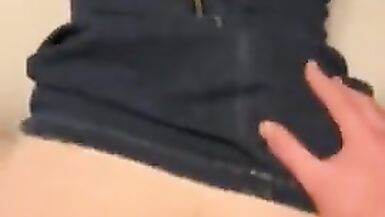 British Milf being Fucked Doggysyle Whilst Still Wearing a Denim Dress - 4 image