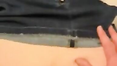 British Milf being Fucked Doggysyle Whilst Still Wearing a Denim Dress - 9 image