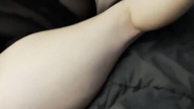 Blindfolded American Milf BDSM Leg Harness Hairy Pussy Porn - 6 image