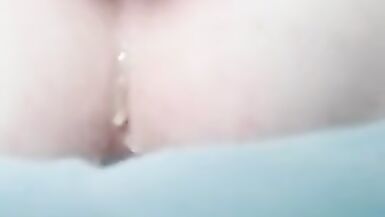 sucking candy with the ass