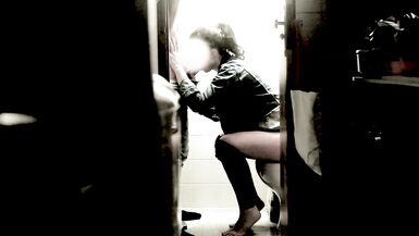 Two loads in the bathroom party.