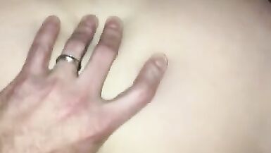 MILF sucks big cock in her nightgown gets fucked and licks the cum - 11 image