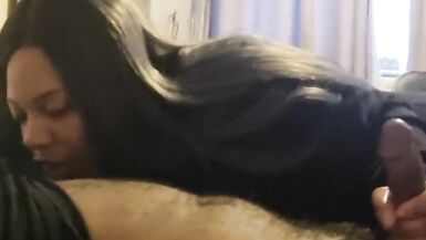 Suck him while wife is cooking - 11 image
