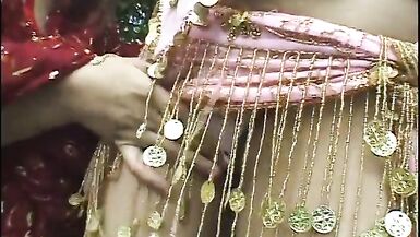 Wild bellydancers with great tits do scissoring with toy - 2 image