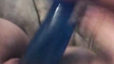 fucking my pussy with my dildo - 10 image