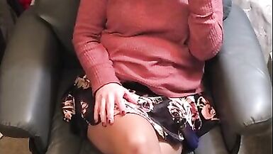 LilGiantess's Boss Peeks at Her Legs - 2 image