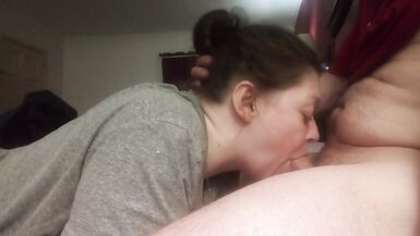 Wife gives amazing blow job swallows all my cum - 11 image