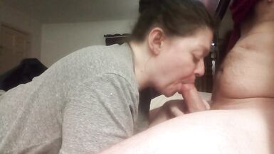 Wife gives amazing blow job swallows all my cum - 3 image