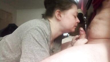 Wife gives amazing blow job swallows all my cum - 4 image