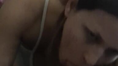 NANNY catches hot dad home from work jacking off to PORN and suck's his hard COCK until he CUMS - 9 image