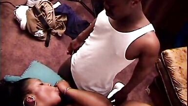 Interracial freak fest ends with cum covered tits - 8 image