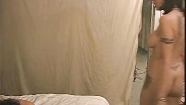 Guy sucks on a big cock and brunette sucks on his cock - 10 image