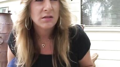 Sexy blonde lesbian honeys in bed suck pussy and fuck - 2 image