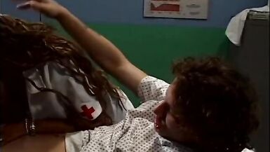 Hot MILF nurse gives sex treatment to a randy patient in emergency room - 6 image