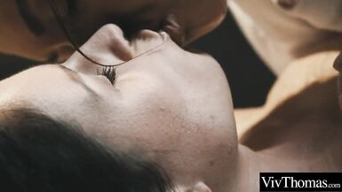 Sexy Masseuse Brings Busty Teen to Orgasm by Fingering her Hot Pussy - 7 image