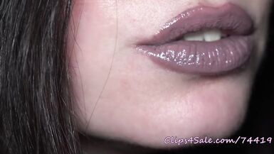 Wet Lip Gloss on my Mouth - 5 image