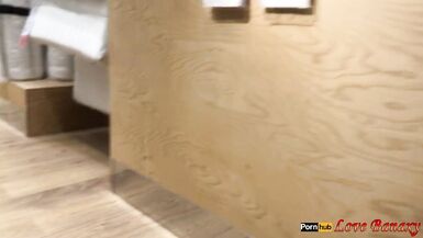 Public Flashing in IKEA. Upskirt no Panties. Part 2 - 2 image