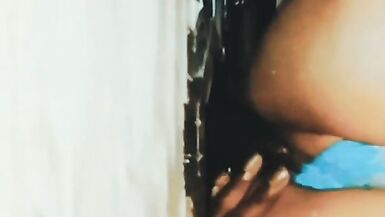GIRLFRIEND TAKES XXXL BBC AT THE GLORYHOLE AND COMES HOME DRIPPING CUM - 9 image