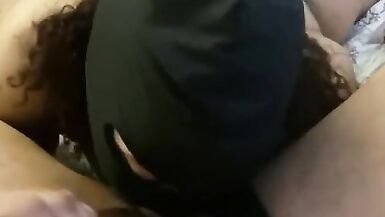 Submissive Bbw begged me to suck my balls, collared and leashed her then she got that nut - 11 image
