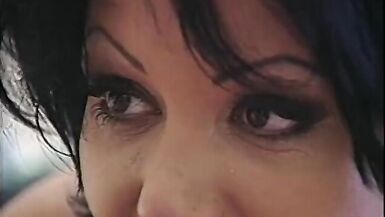 Lusty MILF with enormous tits slurps and deepthroats a massive cock then fucks - 7 image
