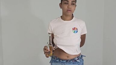 I drink beer, I always burp and wipe my mouth - 2 image