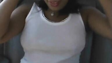 Tattooed white guy loves to get sucked by pretty black slut before he fucks her