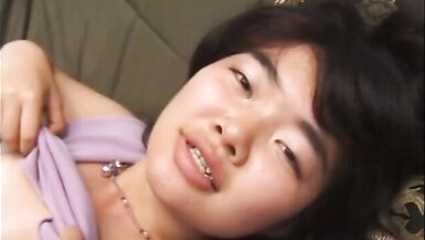 Asian slut's hairy pussy is combed and fucked - 7 image