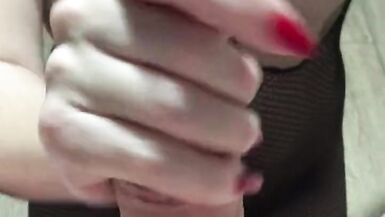 POV handjob - 6 image