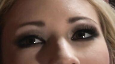 Perfect closeup of the blonde's dripping anal creampie - 4 image