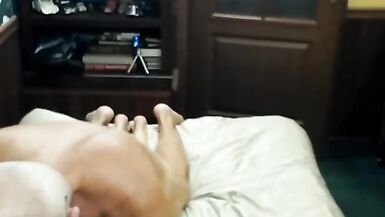 Sideways fuck with orgasm and cum in cunt - 12 image
