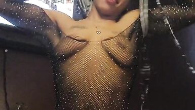 Sucking a lollipop and shoving it in my tight pussy and ass while squirting - 6 image