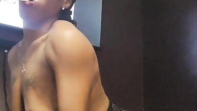 Sucking a lollipop and shoving it in my tight pussy and ass while squirting - 8 image