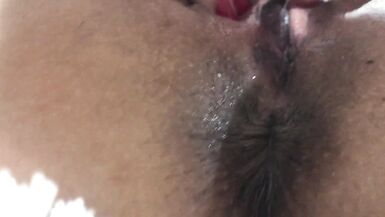 POV and CLOSE UP to her sweet MILF pussy - 12 image