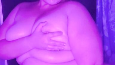 BBW shower Tease