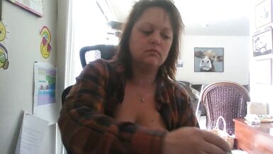 Morning Smoke and Masturbation in the Desk Chair... - 15 image