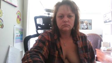 Morning Smoke and Masturbation in the Desk Chair... - 5 image