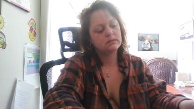 Morning Smoke and Masturbation in the Desk Chair... - 6 image