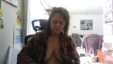Morning Smoke and Masturbation in the Desk Chair... - 7 image