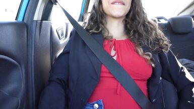 JOI UBER ride, Take my milk and cum in my mouth - 4 image