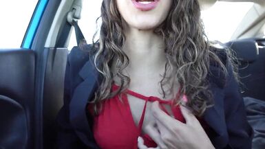 JOI UBER ride, Prends mon lait et jouis dans ma bouche