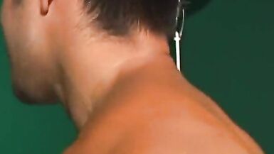 Busty bitch fucks bisexual male with strapon then pussy fucked during threesome - 7 image