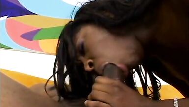 Black stud fucks dark skinned ebony ho and cums inside her cunt - 6 image