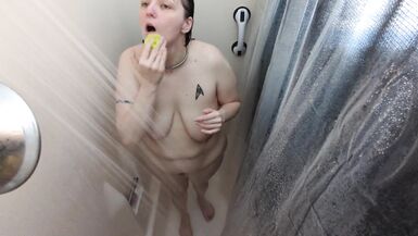 Chubby Married Cheating MILF Wife Showers For Her Boyfriend - 10 image
