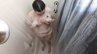 Chubby Married Cheating MILF Wife Showers For Her Boyfriend - 7 image