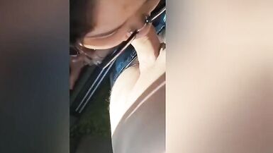 Dogging wife,car blowjob - 5 image