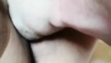 Stepmom suck her stepson cock and fingering his ass - 10 image