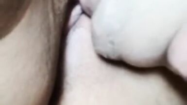 Stepmom suck her stepson cock and fingering his ass - 14 image