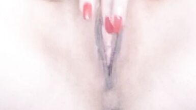 Long masturbation of clit and pussy until horny MILF reaches orgasm.  Close-up only - 5 image