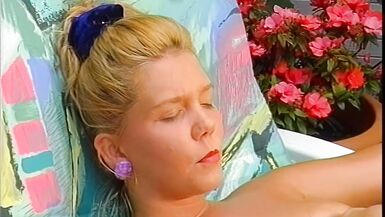 Blonde Retro Lesbians Outdoor - 8 image
